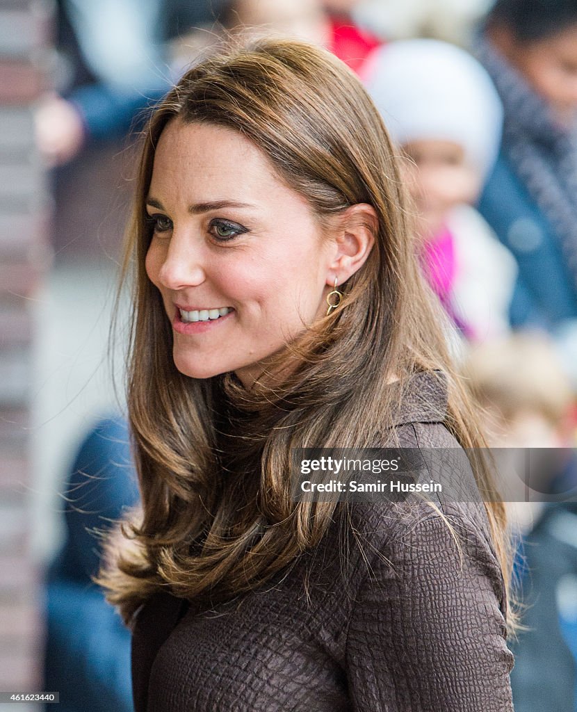 The Duchess Of Cambridge Visits The Fostering Network