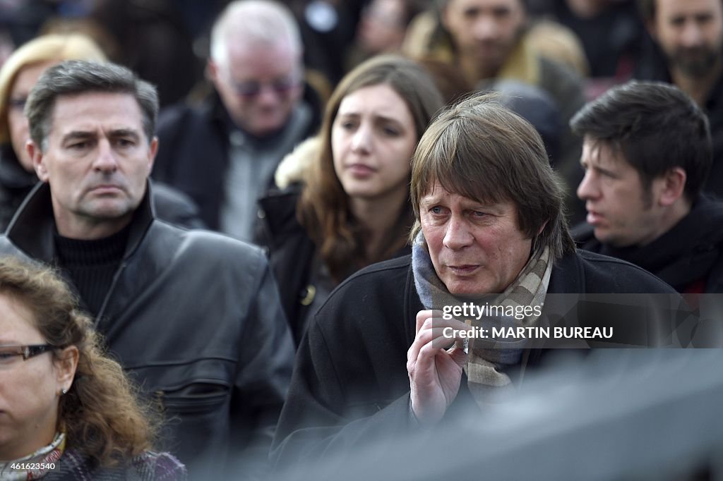 FRANCE-ATTACKS-CHARLIE-HEBDO-CHARB-FUNERAL