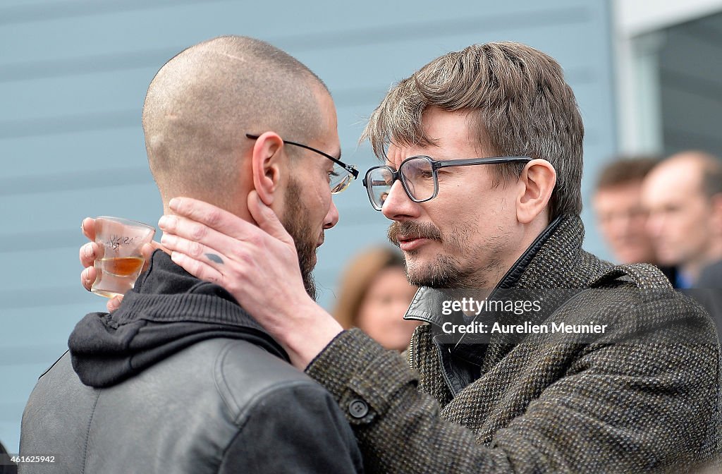 The Funeral Of Charlie Hebdo Cartoonist And Editor Stephane Charbonnier