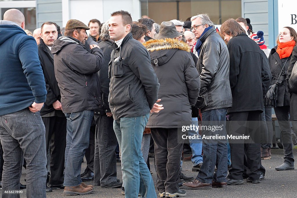 The Funeral Of Charlie Hebdo Cartoonist And Editor Stephane Charbonnier