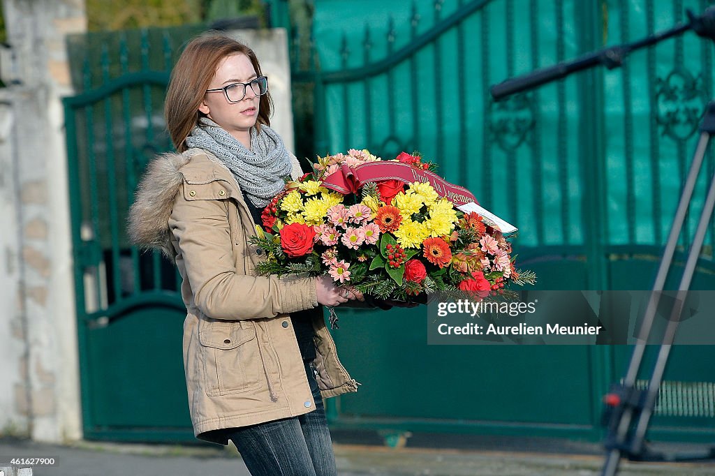 The Funeral Of Charlie Hebdo Cartoonist And Editor Stephane Charbonnier