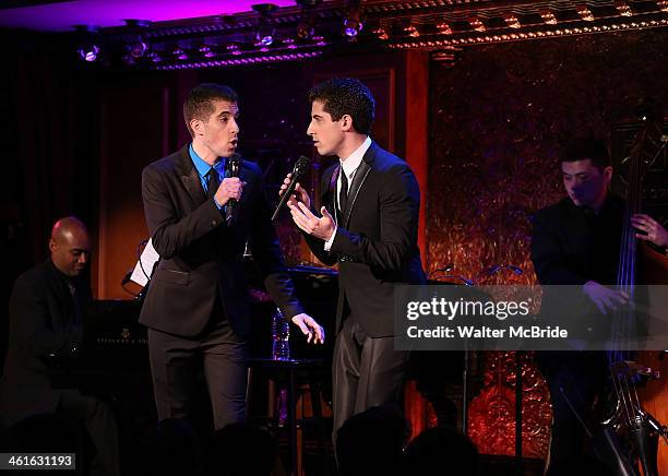 Will Nunziata and Anthony Nunziata Perform "Broadway, Our Way" at 54 Below on January 9, 2014 in New York City.