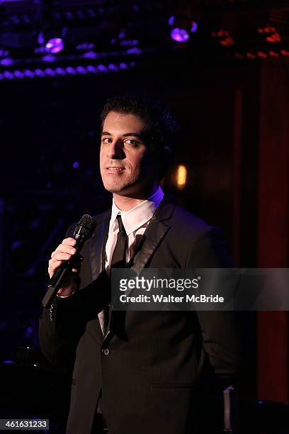 Anthony Nunziata Performs "Broadway, Our Way" at 54 Below on January 9, 2014 in New York City.