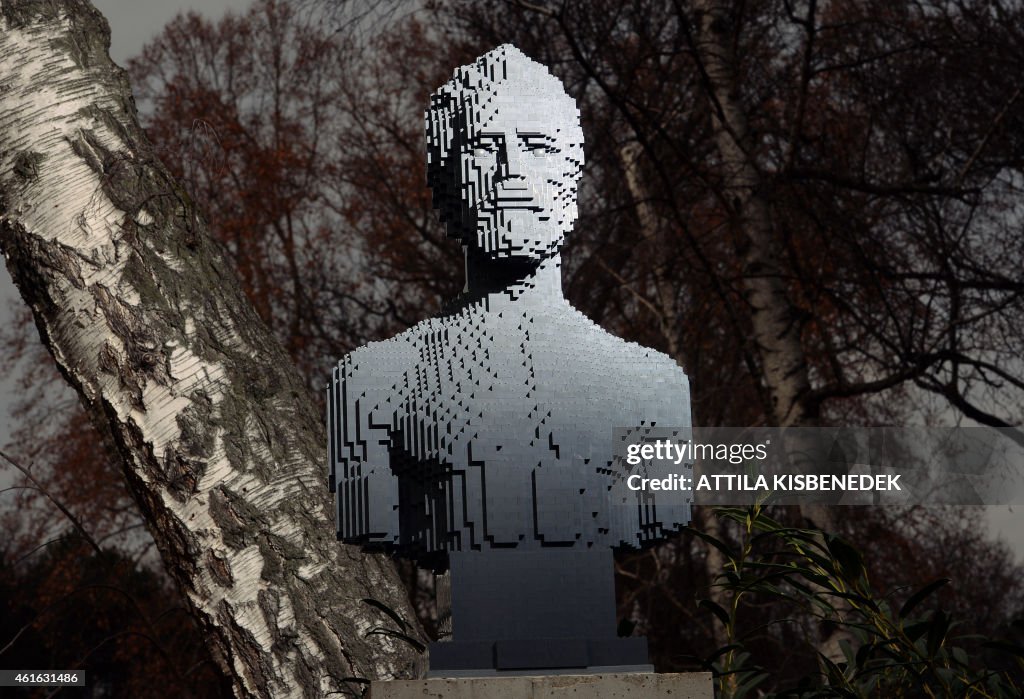 HUNGARY-SCULPTURE-LEGO