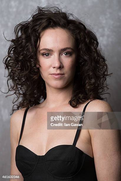 Actor Amy Manson is photographed at the Hampshire Hotel on January 8, 2015 in London, England.