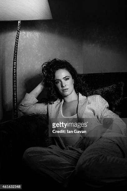 Actor Amy Manson is photographed at the Hampshire Hotel on January 8, 2015 in London, England.