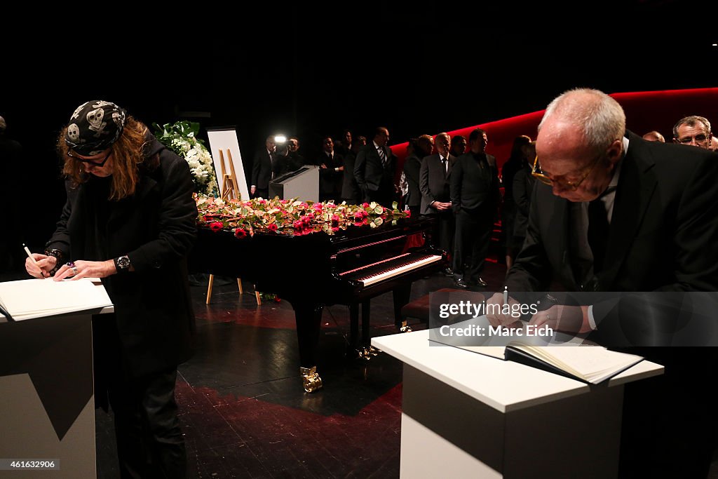 Memorial Service For Udo Juergens In Zurich