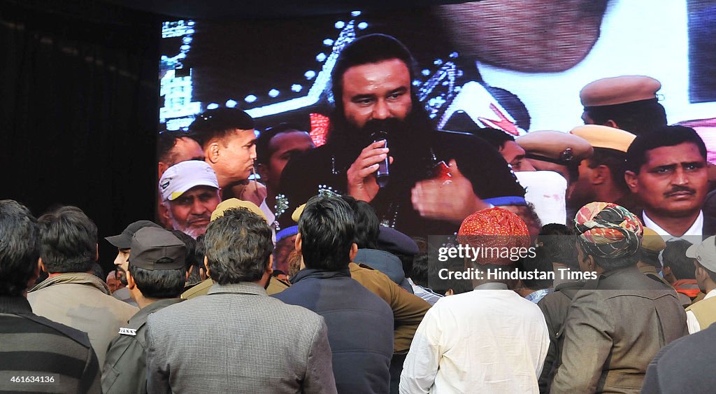 Premiere of MSG - The Messenger of God Postponed As Dera Saccha Sauda chief Gurmeet Ram Rahim Singh Entertains Followers In Gurgaon