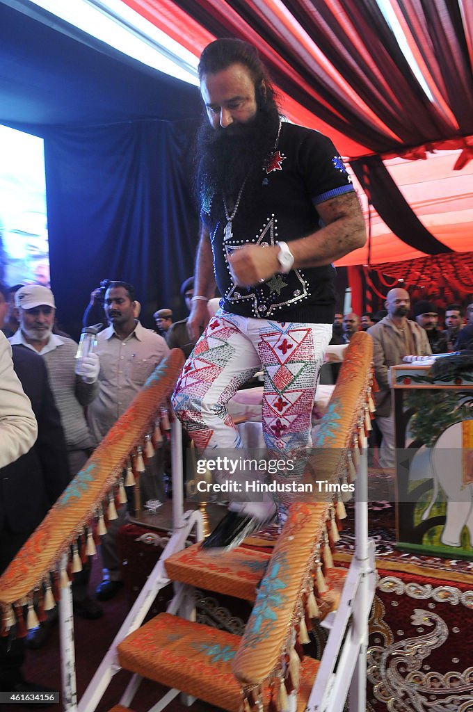 Premiere of MSG - The Messenger of God Postponed As Dera Saccha Sauda chief Gurmeet Ram Rahim Singh Entertains Followers In Gurgaon