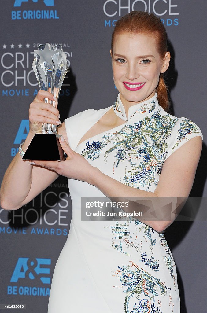 20th Annual Critics' Choice Movie Awards - Press Room