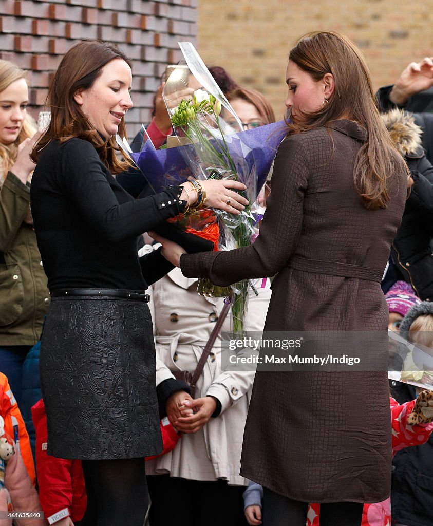 The Duchess Of Cambridge Visits The Fostering Network