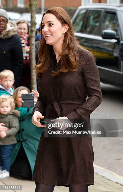 Catherine, Duchess of Cambridge attends an event hosted by The Fostering Network to celebrate the work of foster carers in providing support to...