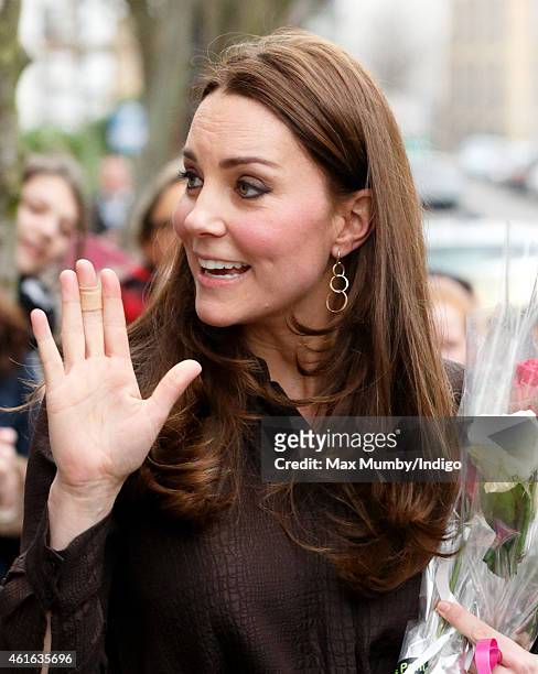 Catherine, Duchess of Cambridge attends an event hosted by The Fostering Network to celebrate the work of foster carers in providing support to...