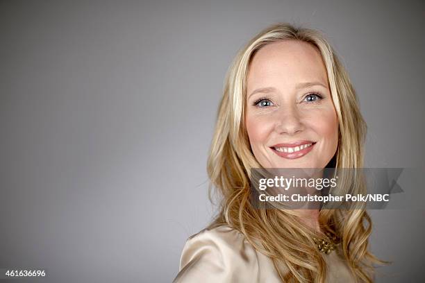 Actress Anne Heche of "Dig" poses for a portrait during the NBCUniversal TCA Press Tour at The Langham Huntington, Pasadena on January 15, 2015 in...