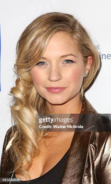 Vanessa Ray attends the Broadway Opening Night Performance of 'Honeymoon in Vegas' at the Nederlander Theatre on January 15, 2014 in New York City.