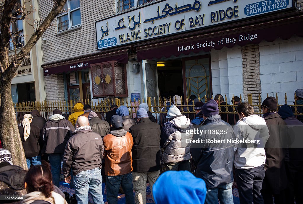 Muslims Attend Friday Prayers At Brooklyn Mosque
