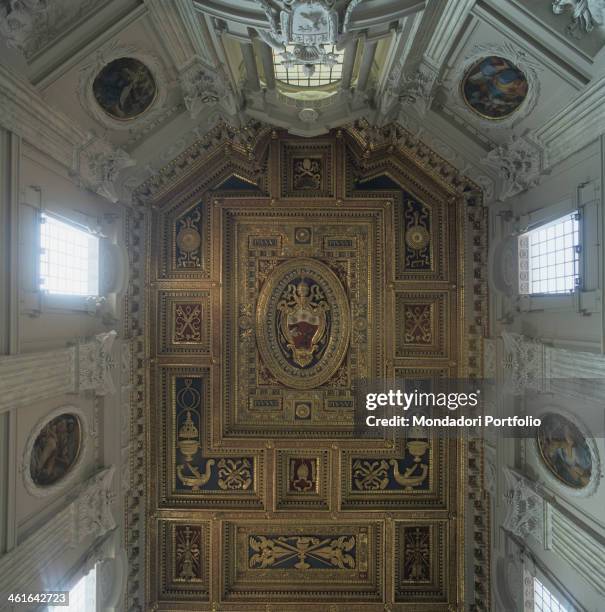 Basilica of Saint Giovanni in Laterano a Roma, by Francesco Castelli detto Borromini, Domenico Fontana, Alessandro Galilei, 1580 - 1599, 16th...