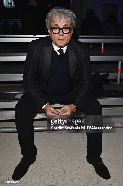 Giuseppe Zanotti attends the Dsquared2 during the Milan Menswear Fashion Week Fall Winter 2015/2016 on January 16, 2015 in Milan, Italy.