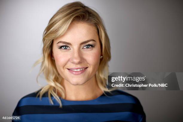 Cctress Elisha Cuthbert of "One Big Happy" poses for a portrait during the NBCUniversal TCA Press Tour at The Langham Huntington, Pasadena on January...