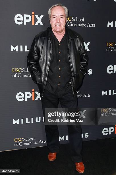 Actor Powers Boothe attends the EPIX Original Documentary "Milius" Special Screening at Eileen Norris Cinema Theatre on January 9, 2014 in Los...