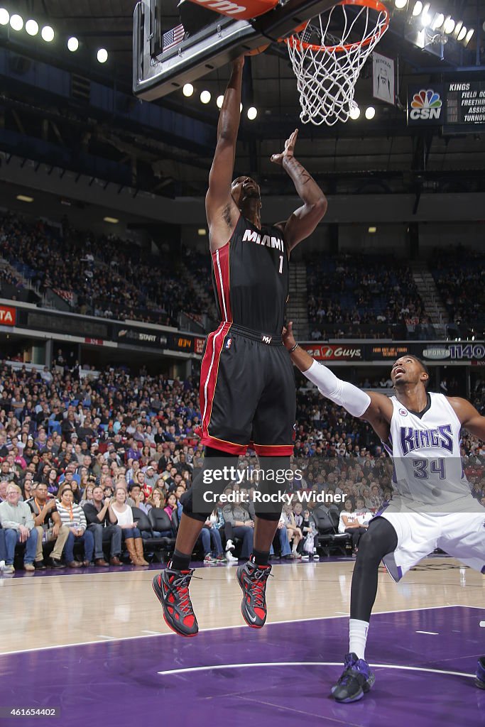 Miami Heat v Sacramento Kings