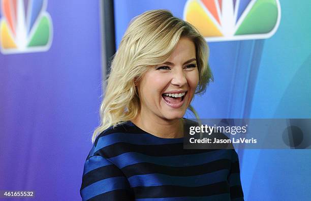 Actress Elisha Cuthbert attends the NBCUniversal 2015 press tour at The Langham Huntington Hotel and Spa on January 16, 2015 in Pasadena, California.