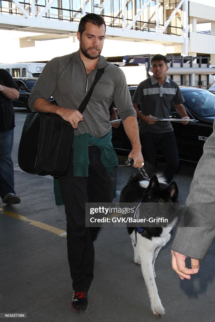 Celebrity Sightings In Los Angeles - January 16, 2015