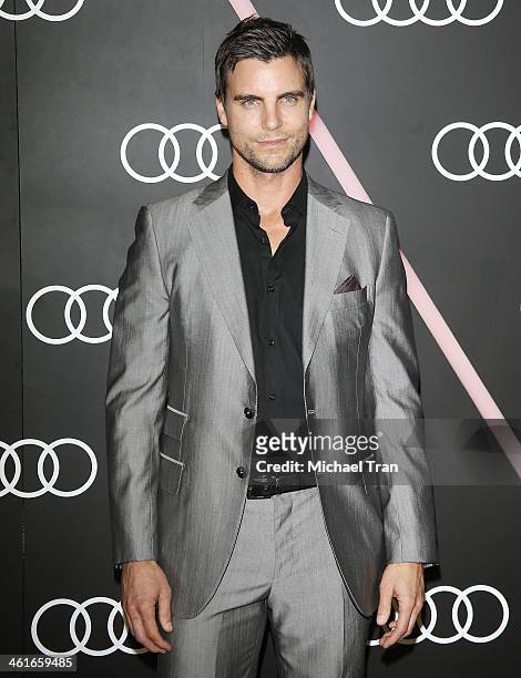 Colin Egglesfield arrives at the Audi Golden Globe 2014 kick off cocktail party held at Cecconi's Restaurant on January 9, 2014 in Los Angeles,...