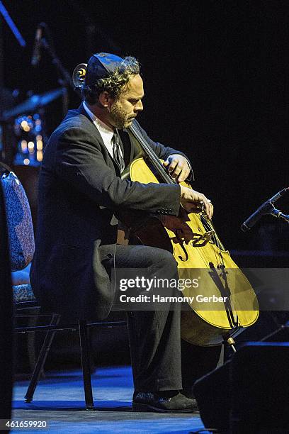 Michael Fitzpatrick attends Shabbat Service Honoring Paris Terrorist Victims And The Legacy Of Dr. Martin Luther King, Jr. At Saban Theatre on...