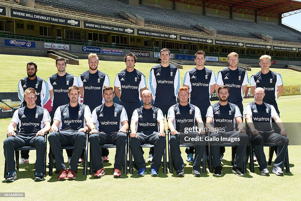 England Lions Training Session And Team Photograph