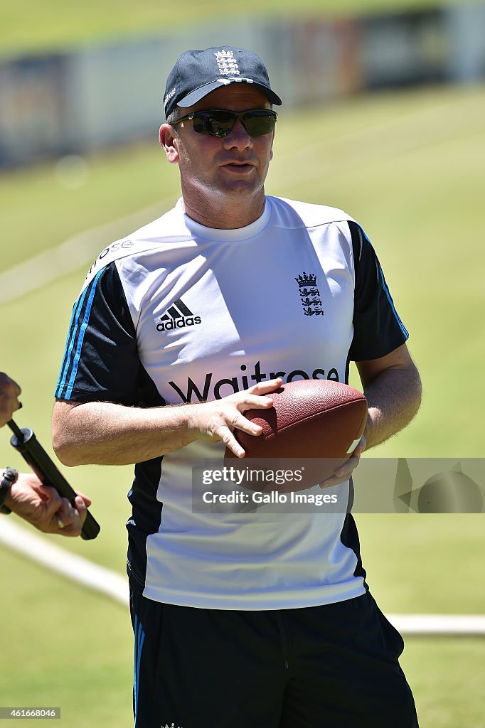 England Lions Training Session And Team Photograph