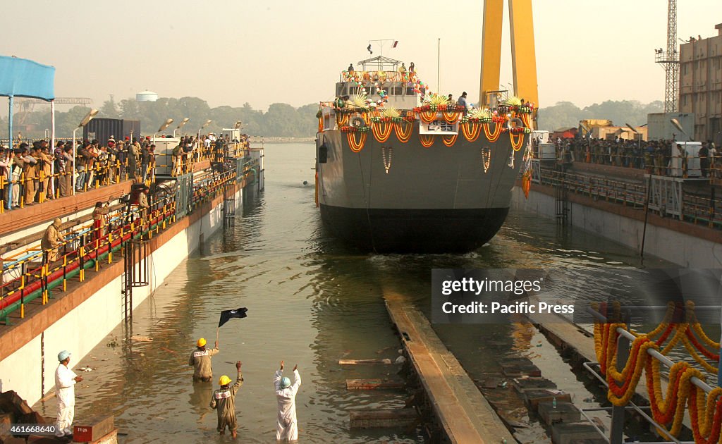 The third ship of the Landing Craft Utility (LCU)  Mk IV...