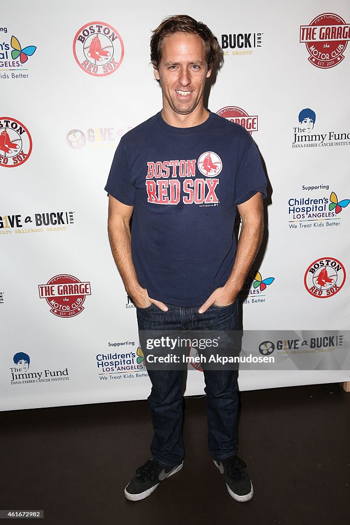 Red Sox Charity Event At The Garage On Motor In Culver City To Benefit The Jimmy Fund, Children's Hospital LA's Cancer Researchers & G1VE A BUCK Fund