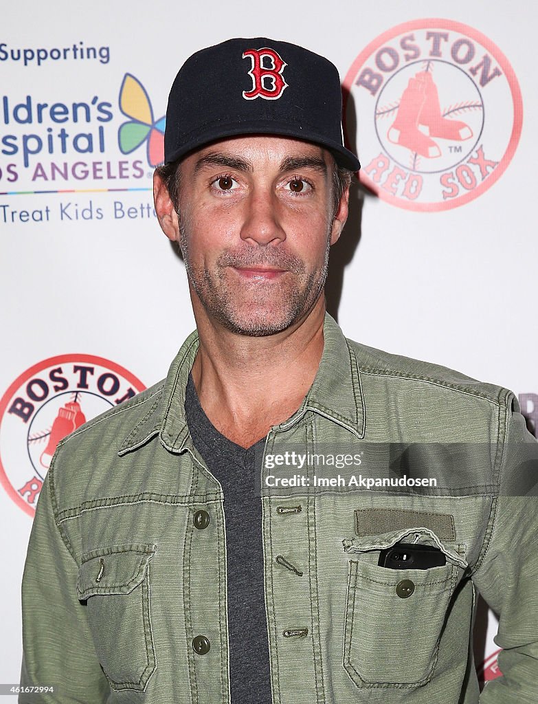 Red Sox Charity Event At The Garage On Motor In Culver City To Benefit The Jimmy Fund, Children's Hospital LA's Cancer Researchers & G1VE A BUCK Fund