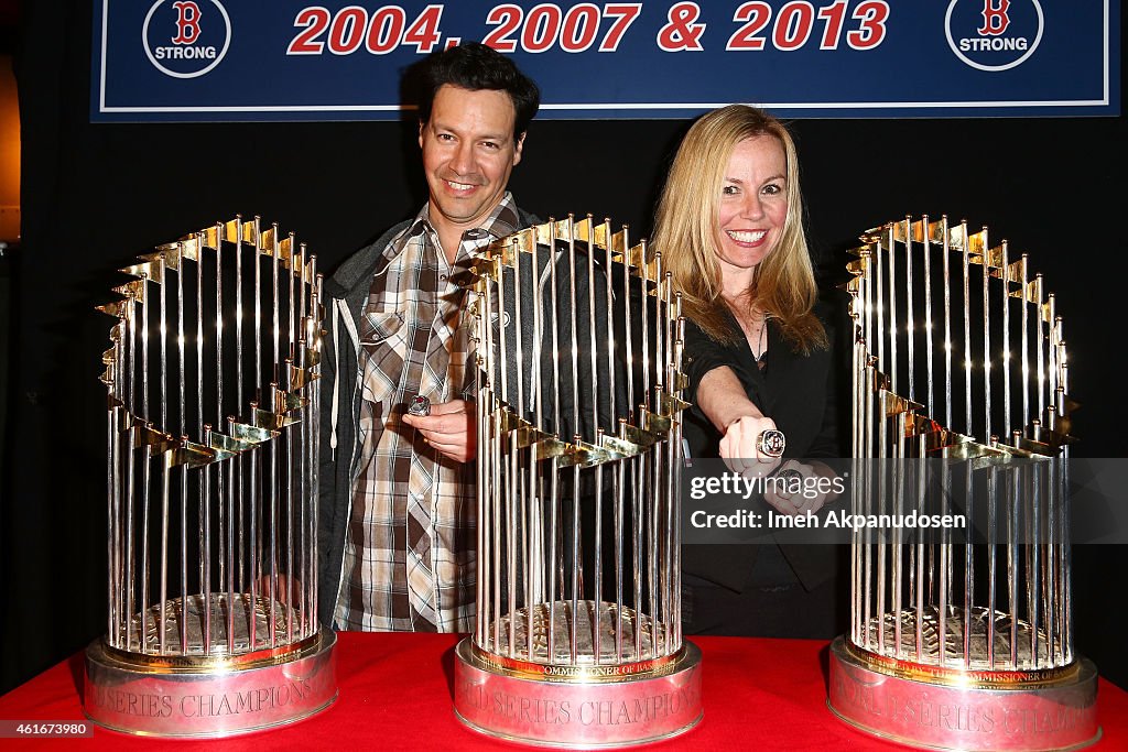 Red Sox Charity Event At The Garage On Motor In Culver City To Benefit The Jimmy Fund, Children's Hospital LA's Cancer Researchers & G1VE A BUCK Fund