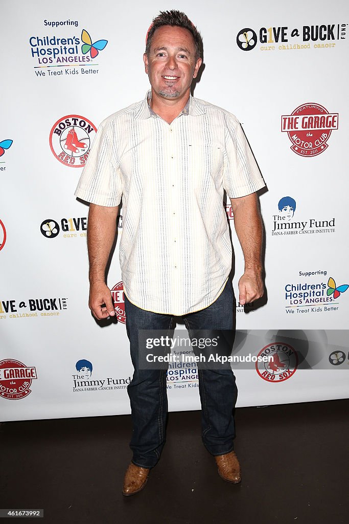 Red Sox Charity Event At The Garage On Motor In Culver City To Benefit The Jimmy Fund, Children's Hospital LA's Cancer Researchers & G1VE A BUCK Fund