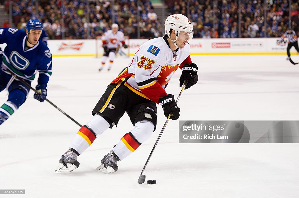 Calgary Flames v Vancouver Canucks