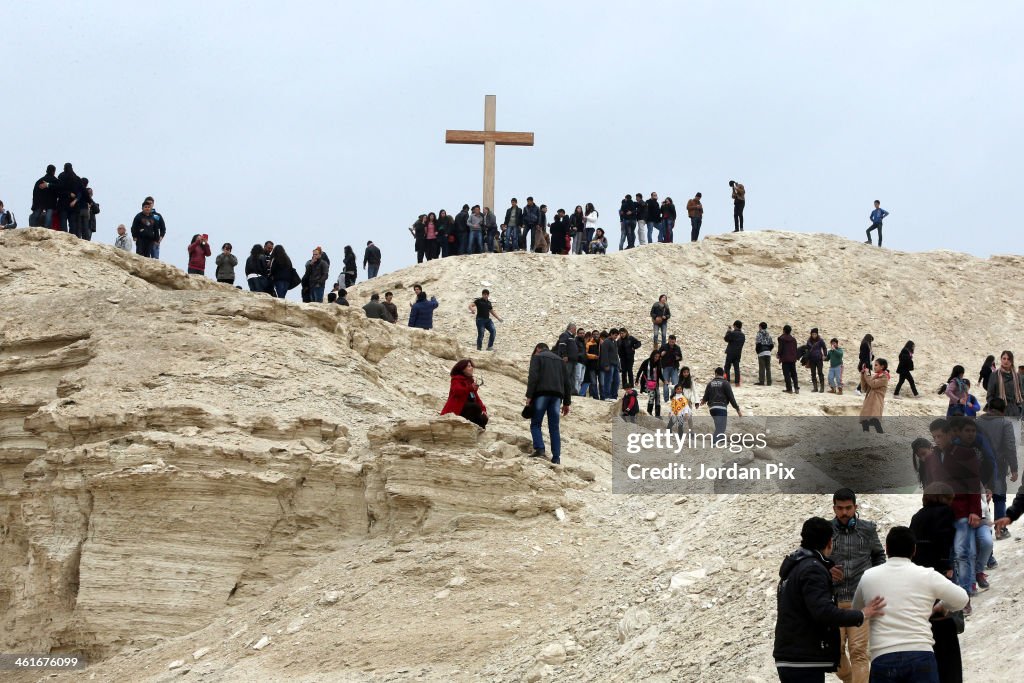 The Catholic Church Celebrates Epiphany At The Jordan River