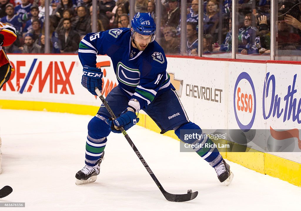 Calgary Flames v Vancouver Canucks