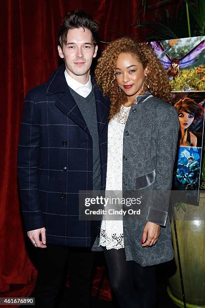 Sam Palladio and Chaley Rose attend The New York Special Screening Of Lucasfilm's STRANGE MAGIC At The Tribeca Grand Hotel Hosted By The Cinema...