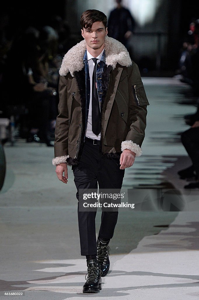 DSquared2 - Mens Fall 2015 Runway - Milan Menswear Fashion Week