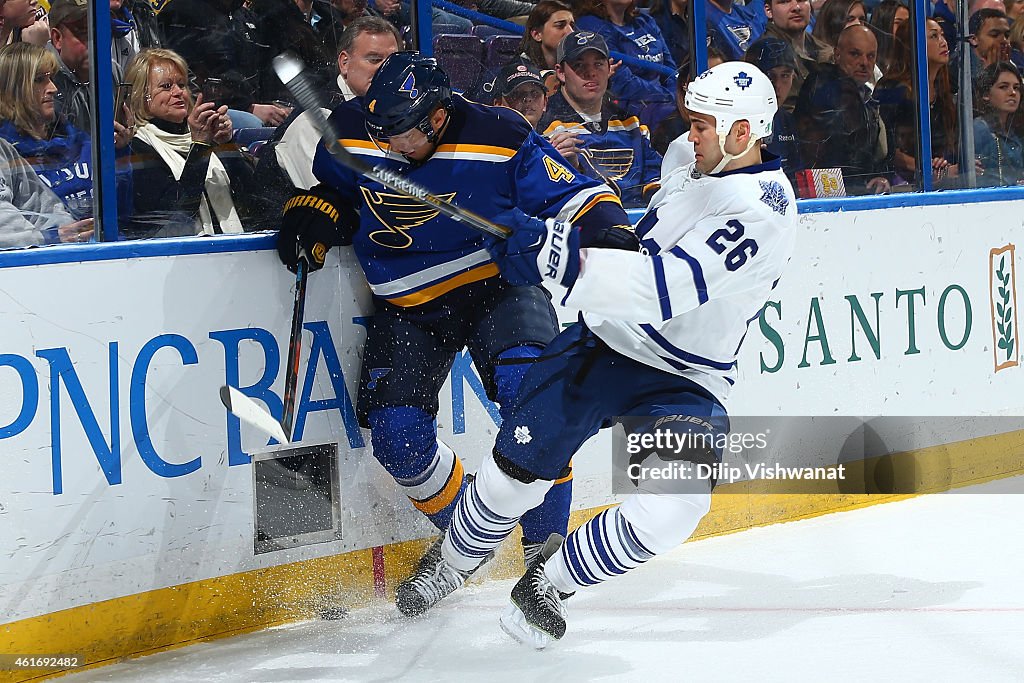 Toronto Maple Leafs v St Louis Blues