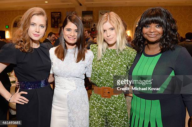 Actresses Amy Adams, Melonie Diaz, Kate Mara, and Octavia Spencer attend the 14th annual AFI Awards Luncheon at the Four Seasons Hotel Beverly Hills...