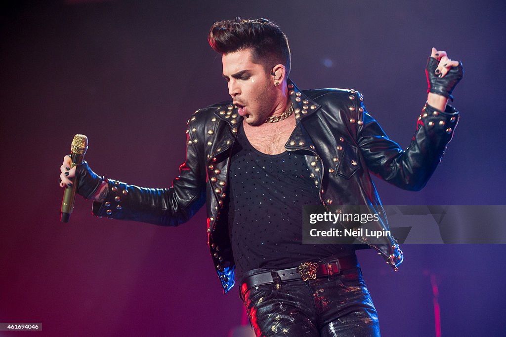 Queen & Adam Lambert Perform At O2 Arena In London