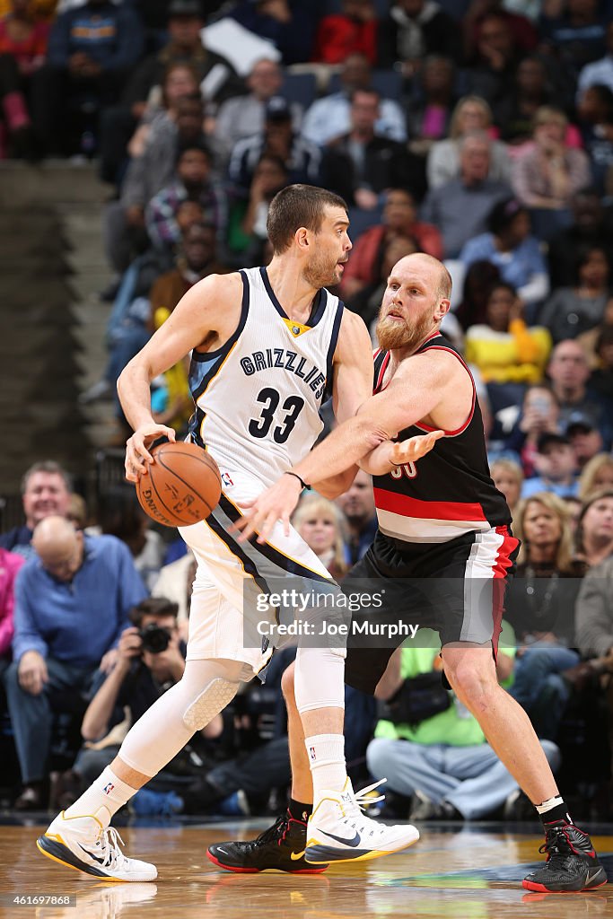 Portland Trail Blazers v Memphis Grizzlies