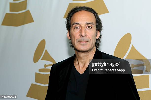 57th Annual GRAMMY Awards nominee Alexandre Desplat attends Los Angeles GRAMMY Nominee Celebration - LA Chapter on January 17, 2015 in West...