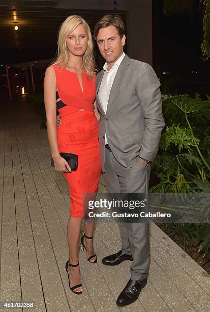 Karolina Kurkova and Archie Drury attend Perez Art Musem supporters and Miami's philanthropic leaders gather at PAMM Art of the Party Presented by...
