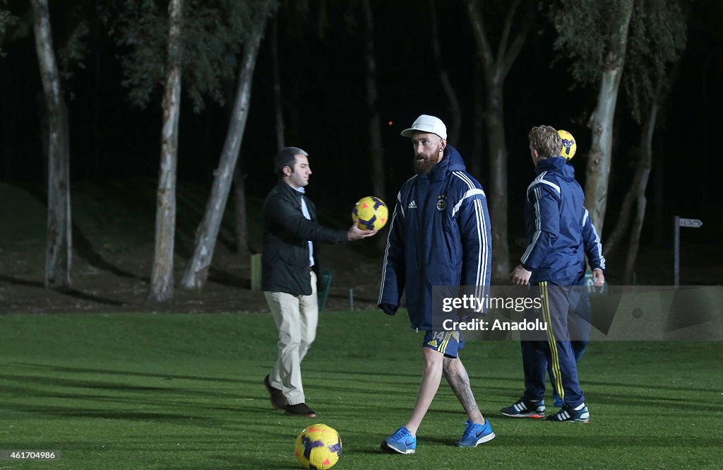 Fenerbahce Footballers Play Footgolf