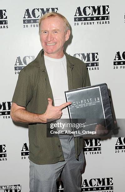 Actor Dean Haglund at the "War Of The Worlds" Funraiser For Sci-Fest LA held at the ACME Comedy Theatre on January 17, 2015 in Los Angeles,...