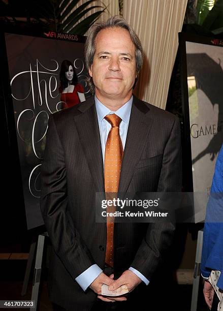 Writer-producer Graham Yost attends the 14th annual AFI Awards Luncheon at the Four Seasons Hotel Beverly Hills on January 10, 2014 in Beverly Hills,...